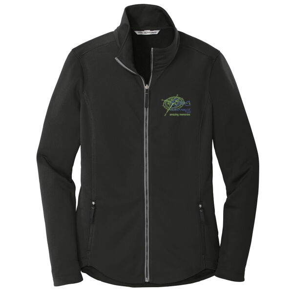 EMB - Ladies Collective Smooth Fleece Jacket Thumbnail